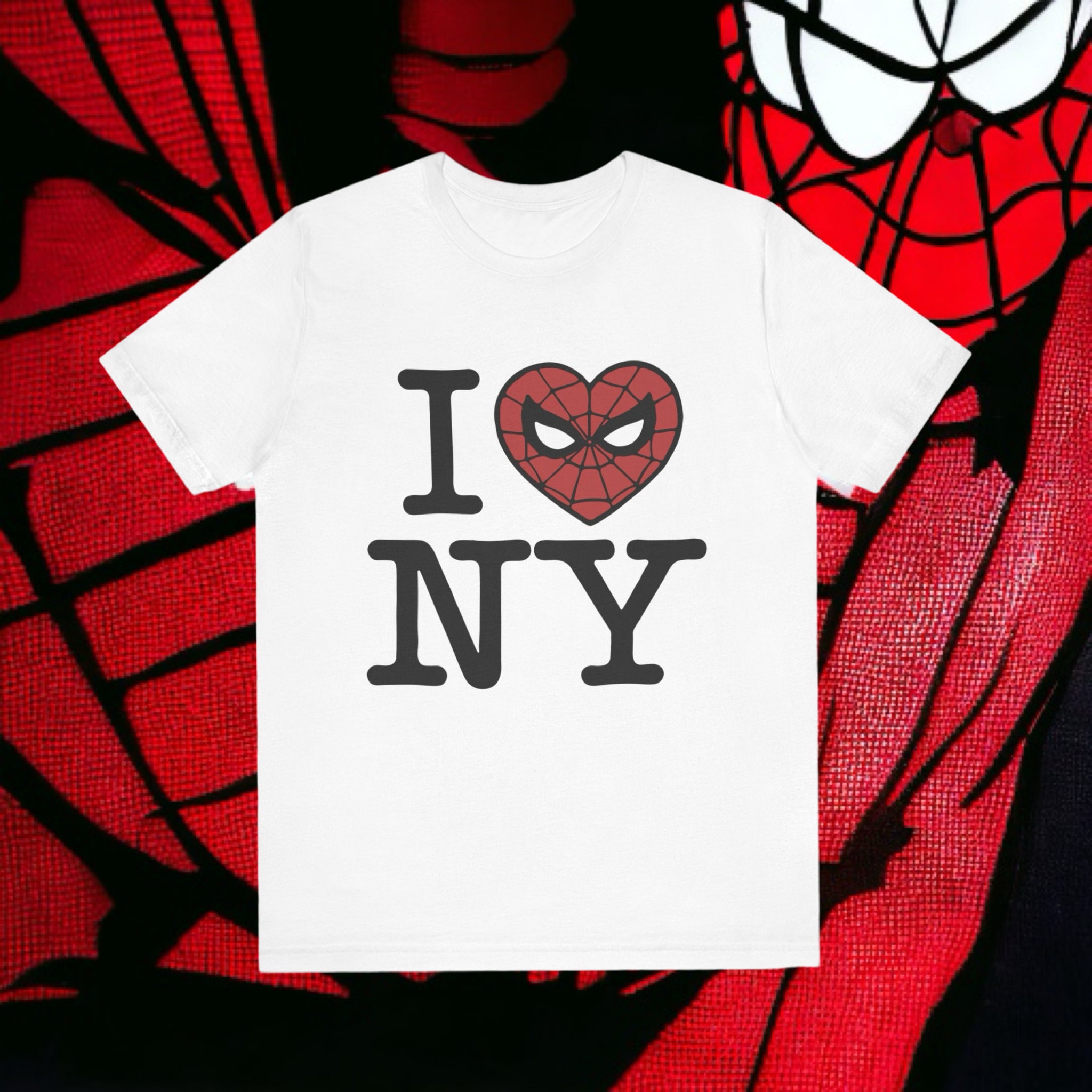 Retro Spiderman I Love NY Shirt Unisex New York Peter Parker