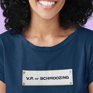 Funny office worker job title Tee V.P. job role humor Work meme shirt Office gag gift Coworker joke