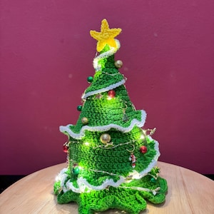 Albero di Natale da asporto, schema all'uncinetto, PDF