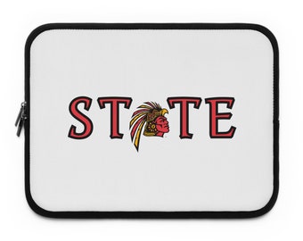 SDSU Aztecs "STATE" Throwback Vintage Laptop Sleeve