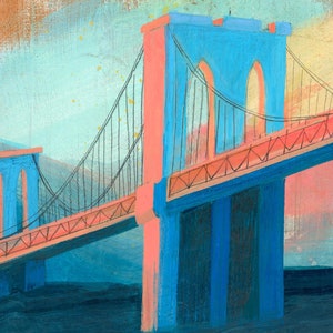 Puente de Brooklyn - Impresión artística