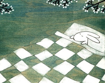 Napping Under Marshmallow Tree