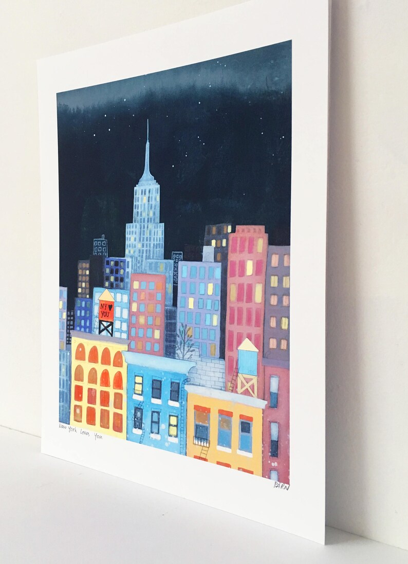 New York Loves You 1 Art Print image 3