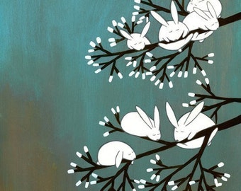Marshmallow Garden - Art Print