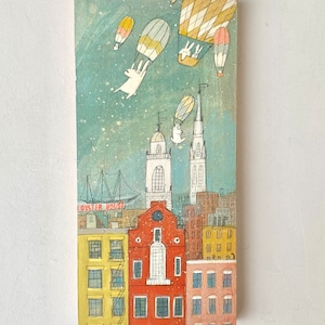 Hand Painted Original Painting - Hello Boston (#435)