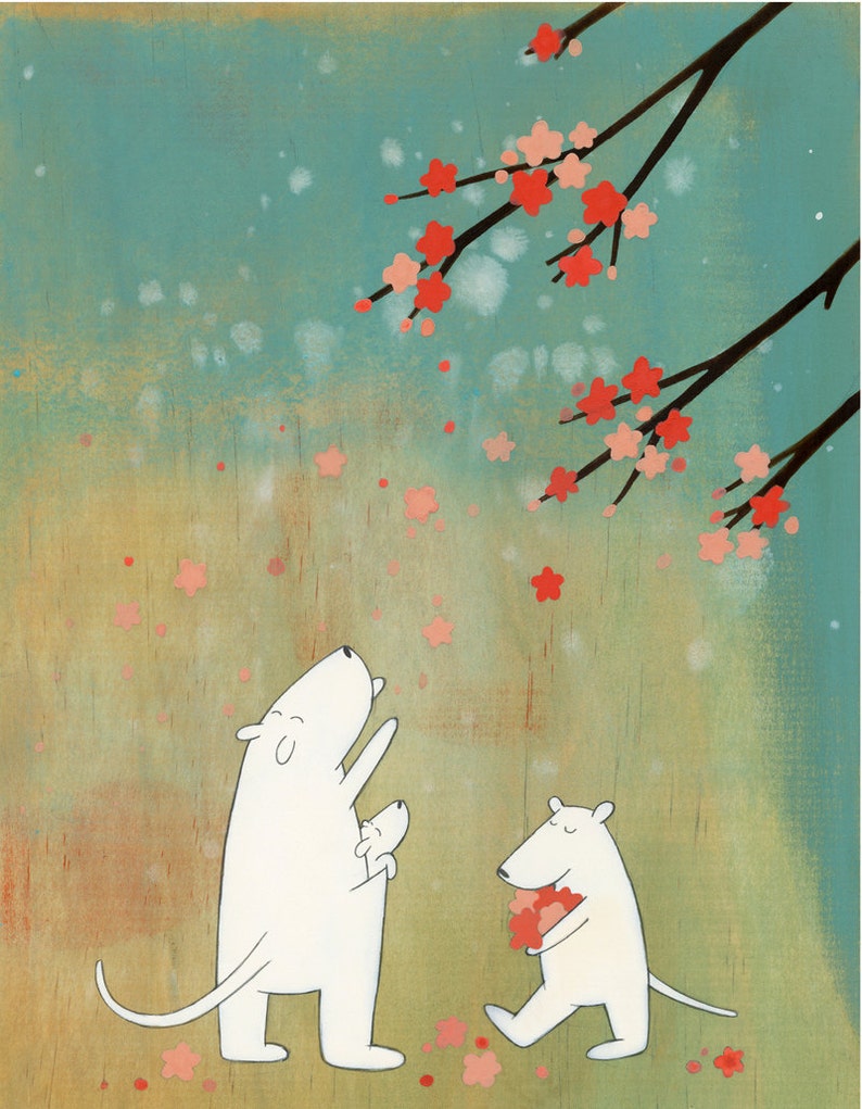 Cherry Blossom Harvest Art Print image 1