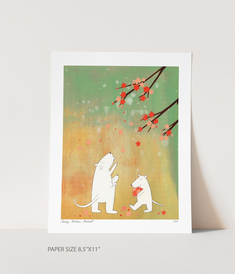 Cherry Blossom Harvest Art Print image 3