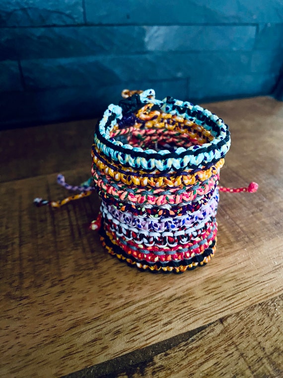 手編みのブレスレット お客ページ‼️満花手編みブレスレット お花