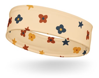 Boho Floral Headband | Boho Headband | Yoga Headband