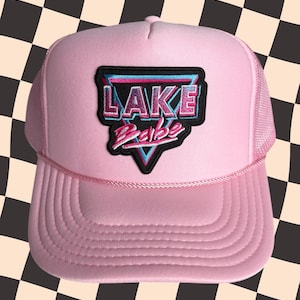 Lake Babe Pink Trucker Hat| Lake Life Summer Trucker Hat