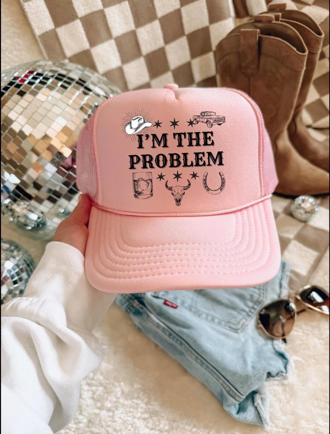 If I’m The Problem Trucker Hat Morgan Wallen I main image 2