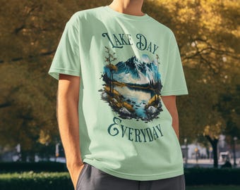 See Tag Alltag Shirt, See Leben T-Shirt, Bergsee Camping T-Shirt, Outdoor Abenteuer Shirt, See Liebhaber Geschenk