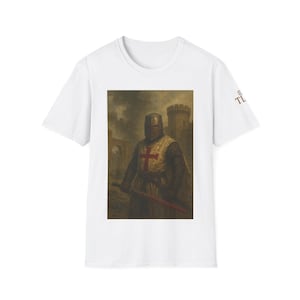 Knights Templar T Shirt – Crusader Cross Graphic Tee – Medieval Knight Shirt – Christian Warrior Apparel – History Buff Gift – Crusades Top