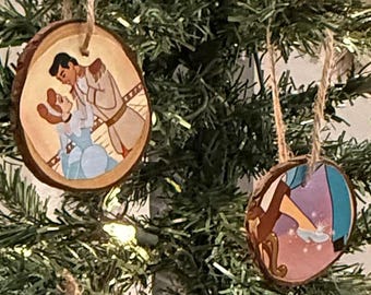 Little Golden Book Wood Slice Christmas Ornaments - Set of 6