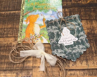 Vintage Little Golden Book Garland | A Blessing from Above Nursery Decor