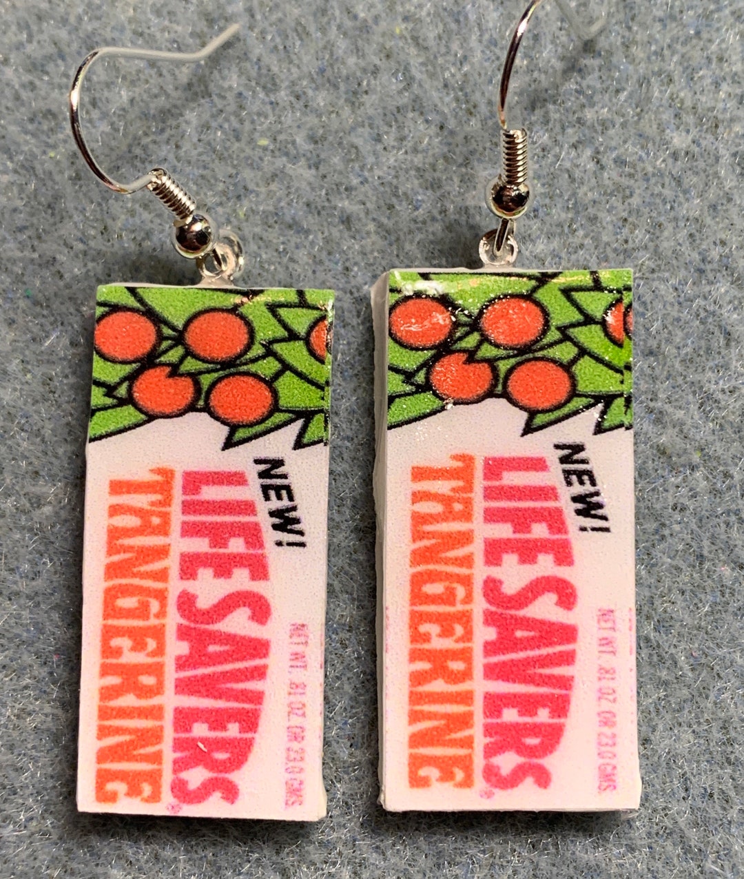 NEW DESIGN the ORIGINAL 1960s Lifesavers Tangerine Roll Candy Retro