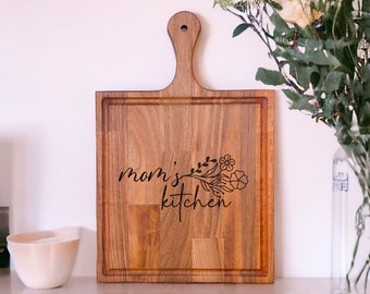 Mothers Day Gift, Personalized Cutting Board, Custom Cutting Board, Charcuterie Boards, Housewarming Gift, Engraved Cutting Board, Mom Gifts