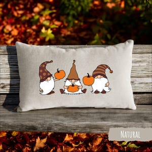Fall Pillow, Gnome Pillow, Pumpkin Pillow, Fall Decoration, Fall Throw Pillow, Autumn Pillow, Fall Pillowcase, Fall Home Decor, Fall Gifts