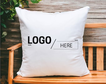 Custom Logo Pillow, Personalized Logo Pillow, Business Logo Pillow, Company Logo Pillow, Personalize Pillow, Custom Pillow, Logo Pillow
