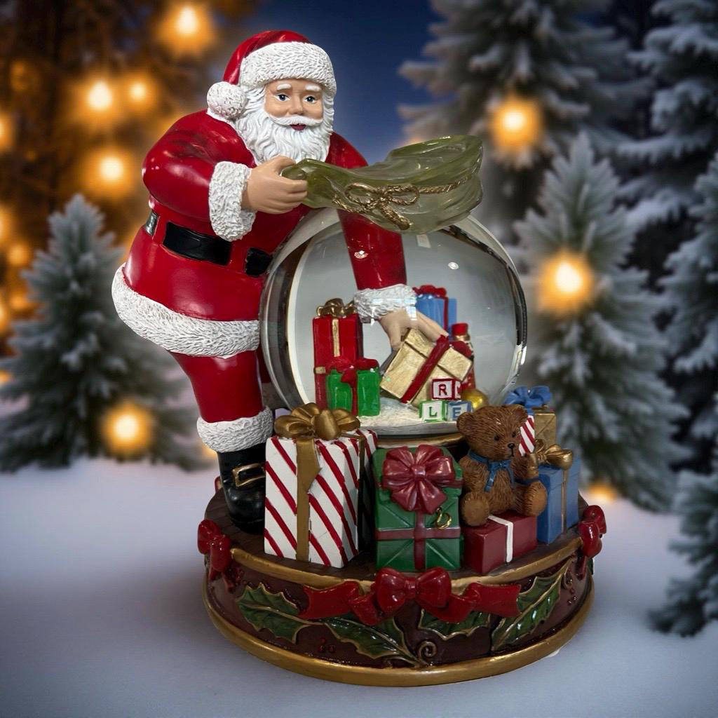 Thomas Kinkade Santa Figurine - Etsy