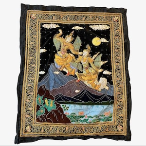 Burmese Tapestry Kalaga - Etsy
