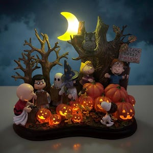 Danbury Mint Peanuts Halloween - Etsy
