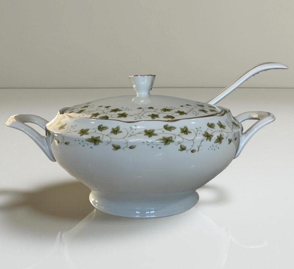 Soup Tureen W/ Ladle Diana Pattern by Favolina Karolina Poland