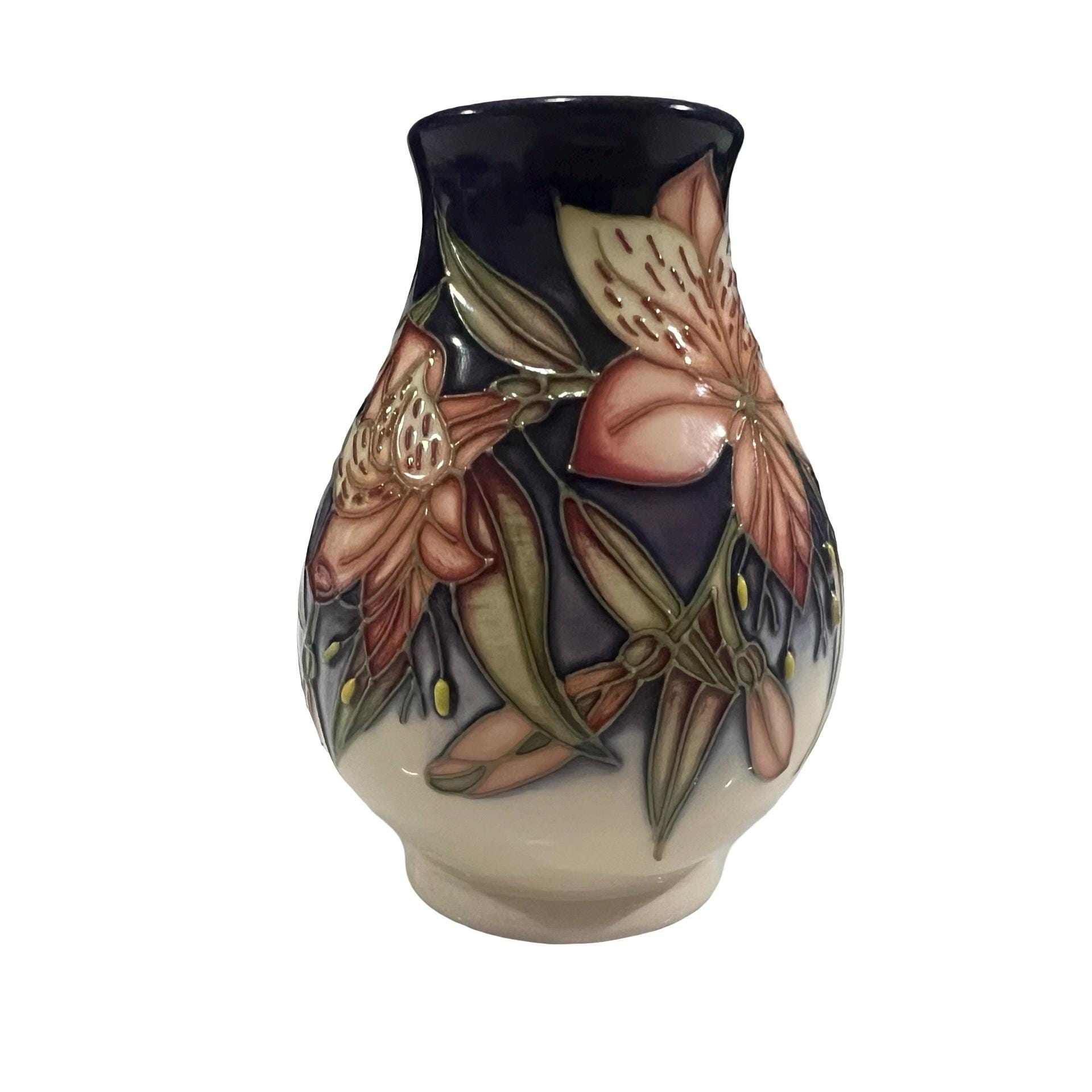 MOORCROFT フラワーベース 2003年 限定223/250 MOORCROFT Peruvian Lily 2003 Vase 4
