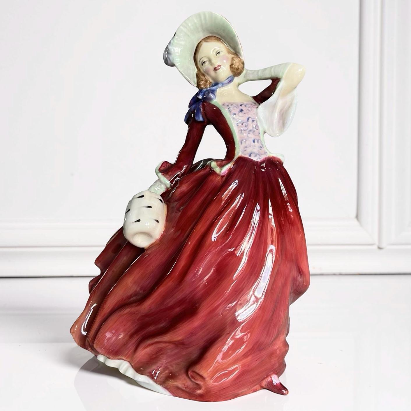 Royal Doulton Figurine Autumn Breezes - Etsy