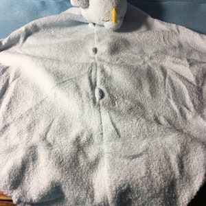 Narwhal(Blue) Baby Blankie/Monogrammed Lovie/Angel Dear/Personalized Blankie/Security Blanket/Baby Blankie Gift/Animal Blankie image 3