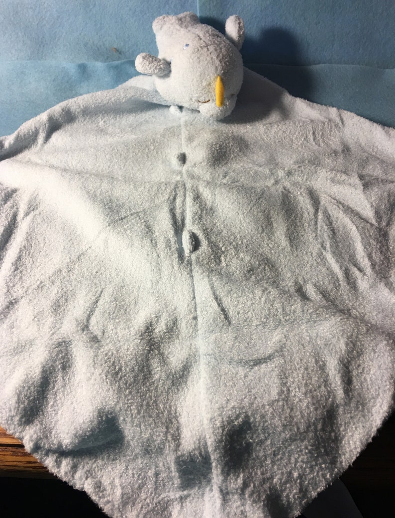Narwhal(Blue) Baby Blankie/Monogrammed Lovie/Angel Dear/Personalized Blankie/Security Blanket/Baby Blankie Gift/Animal Blankie image 3