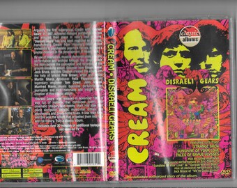 Cream Disraeli Gears DVD Eagle Vision w/Insert and Bonus CD Looks, Plays Very Well