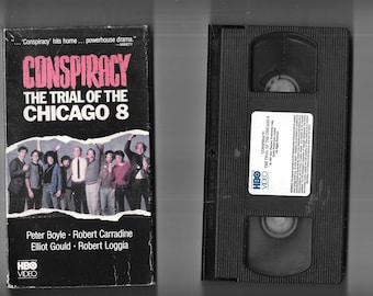 Conspiracy The Trial of The Chicago 8 VHS 1987 HBO Ex Rental Plays Great