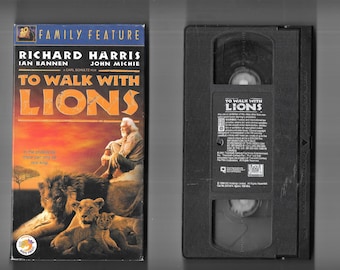 To Walk With Lions VHS 2001 20th Century Fox Non Rental Plays Great