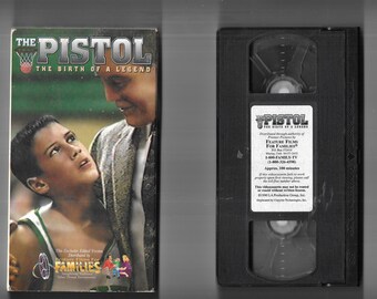 Pistol The Birth of A Legend  1990 Films For Families VHS Non Rental Plays Great