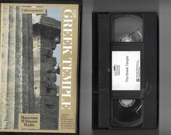 The Greek Temple VHS 1990's Kartes Video w/Clam Case + Insert Non Rental Plays Great