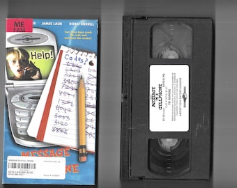 Message In A Cellphone VHS Artist View Video 2002 Ex Rental Plays Great