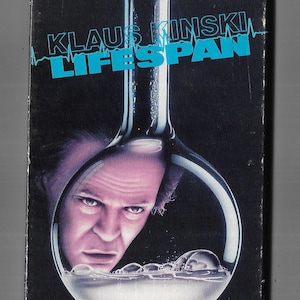 VHS Lifespan 1974 Vestron Video 1986 Ex Rental Tape Plays Very Good Unrated