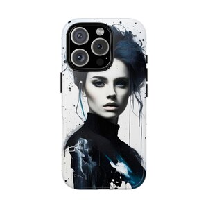 Artistic Phone Case, Tough Case for Phones, Unique Design, Gift for Her, Modern Smartphone Case, Protective Phone Cover