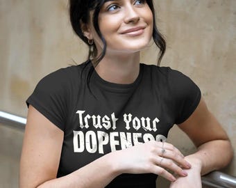 Camiseta de algodón orgánico para bebé – Top gráfico "Confía en tu genialidad"