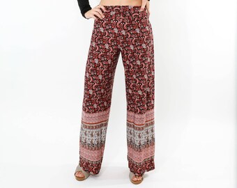 Best Wardrobe for quarantine! Palazzo Pants in your choice of fabrics. Pick your fabric and pick your size, yoga waist pants paisley