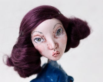 Original, handmade clay art doll - Ananda