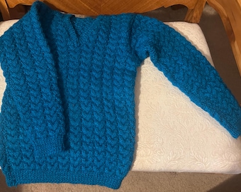 Crochet sweater | handmade crochet sweater | children’s sweater | boys sweater | girls sweater | children apparel | blue