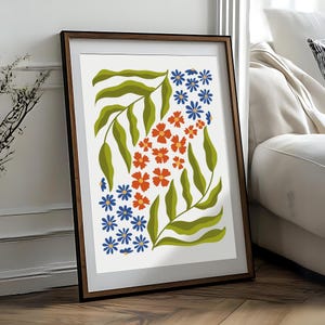 Floral Gallery Wall Art Set: Blumenmarkt-Drucke (Digitaler Download)