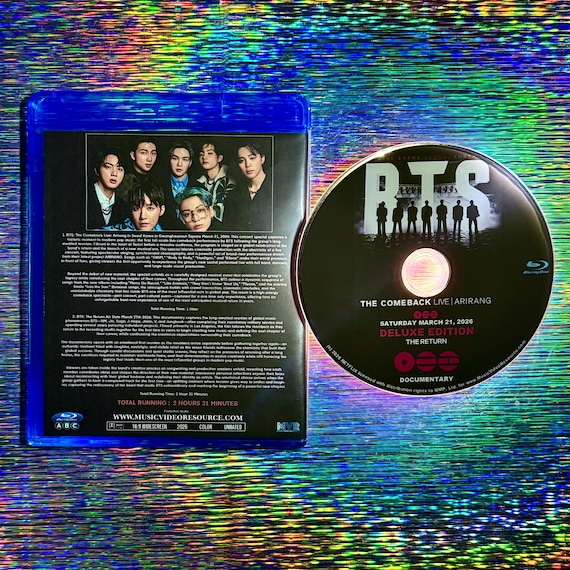 BTS the Comeback Live at Arirang 2026 Deluxe Edition BLU-RAY and