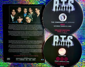 BTS the Comeback Live at Arirang 2026 Deluxe Edition 2 DVD Set and