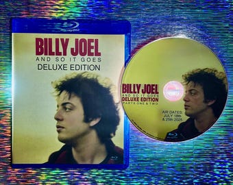 Billy Joel And So It Goes Blu-Ray Documentary (2025) + Bonus Material Billy Joel: Extraordinary with Fareed Zakaria (2022) New and Sealed