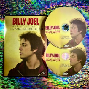 Billy Joel And So It Goes 2 DVD Set (2025 Documentary) plus Bonus: Billy Joel Extraordinary with Fareed Zakaria (Doc 2022) New and Sealed