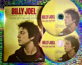 Billy Joel And So It Goes 2 DVD Set (2025 Documentary) plus Bonus: Billy Joel Extraordinary with Fareed Zakaria (Doc 2022) New and Sealed