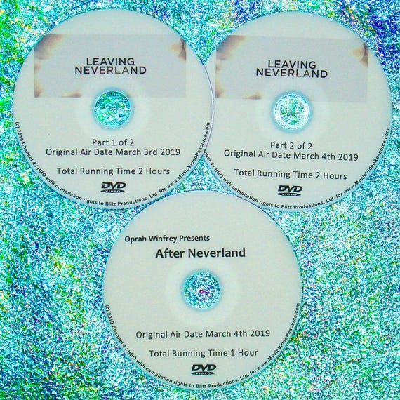Leaving Neverland Documentary Michael Jackson 3-DVD Set Includes
